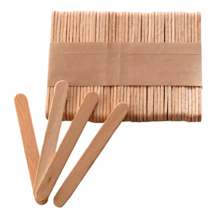 Glotomania - Palitos de Madera para Helados - Silikomart - 100 Unidades - 1