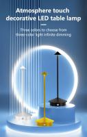 Lámpara De Mesa Inalámbrica Recargable LED Táctil Portátil Luz Nocturna Dimmer Para Sala De Estar Restaurante Bar Baile Pareja Cena - details 0