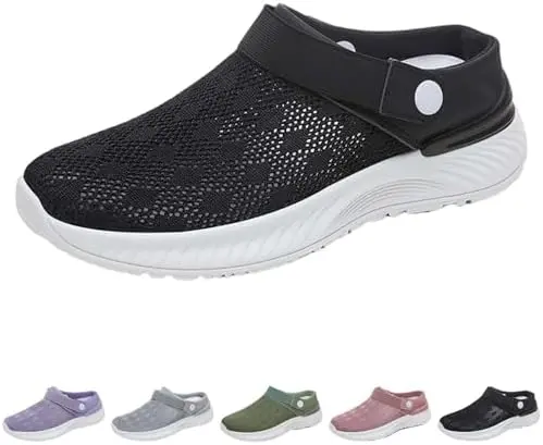Sandalias ortopédicas para mujer, chanclas huecas de verano 2024, zapatillas de recuperación de fascitis plantar con soporte para arco - 1