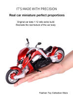 Moto De Tyrannosaurus 1:12 De Aleación De Metal Juguete Con Sonido Y Luz Vehículos Retroalimentados Decoración Para Niños Regalo - details 9