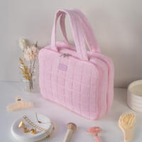 Flamingueo Neceser Colgante Neceser Mujer Terry Neceser Maquillaje Organizador Estuche Maquillaje Neceser Viaje Neceser Grande Makeup Bag - details 0