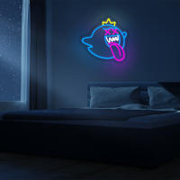 Luz De Neón LED Ghost Retro Para Arcade Pared Decorativa Para Bar Club Game Room Fiesta Familiar Iluminación USB - details 5