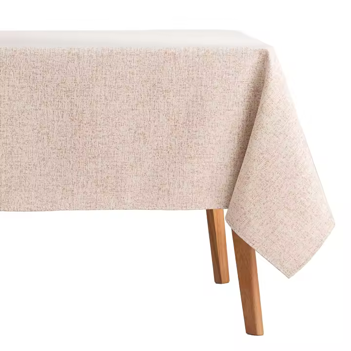 GAMUSI - Mantel jacquard premium rectangular alto grosor, tacto tela, caída natural, diseño con textura Jares - 1