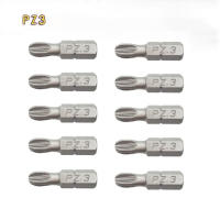 Juego De 10 Piezas De Brocas Eléctricas Hex Shank PH PZ De Acero De Aleación Para Destornilladores 25mm Tamaños PH1 PZ1 PH2 PZ2 PH3 PZ3 - details 27