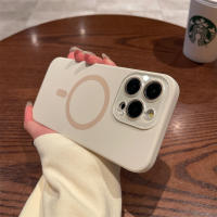 Funda De Silicona Líquida Magnética Para iPhone 13 12 14 15 pro Max Con Carga Inalámbrica Magsafe Y Protección De Cámara Lujo - details 10