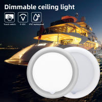 Luz De Techo LED Para RV Con Interruptor Táctil Dimmer Integrado 8W Luz De Punto Para Barco Camper Remolque Marítimo Yate Interior - details 0