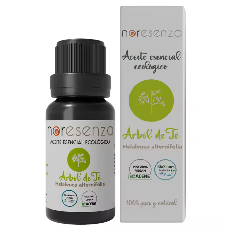 Aceite esencial Árbol del Té NORESENZA 100% Puro y ecológico |VIDRIO BLACK PREMIUM 10 ml. BIONATURE GALICIA - 1