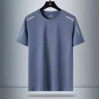 Camiseta De Hombre Para Verano En Seda De Hielo Con Manga Corta Secado Rápido Malla Deporte Fitness Top Casual Transpirable Ligera Y Moisture Wicking - details 13