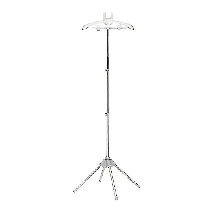 Soporte para vaporizador - Soporte telescópico plegable para vaporizador de ropa, percha para vaporizar Ropa, rejilla de vapor para ropa - 1