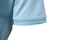 Tops de manga Corta de Algodón con solapa Nueva para hombre, POLO Deportivo con borde de Color sólido - details 7