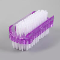 Cepillo De Limpieza Para Uñas Doble Cara Herramienta De Manicura Y Pedicura Ideal Para Uñas De Los Dedos Y Los Pies Material Plástico Y Nylon Tamaño 8*4cm - details 8