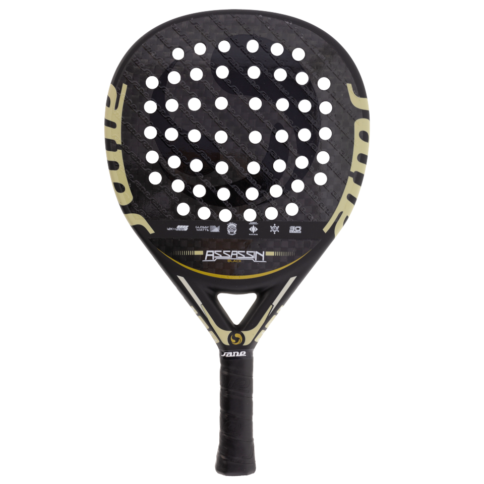 Pala Sane Assassin Black, pala de pádel