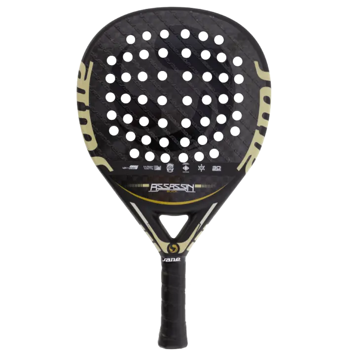 Pala Sane Assassin Black, pala de pádel - 1