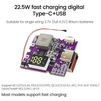 Power Bank 22.5W Placa Base De Carga Rápida Bidireccional Módulo De Energía Móvil Para DIY Y Nesting Alta Potencia - details 0