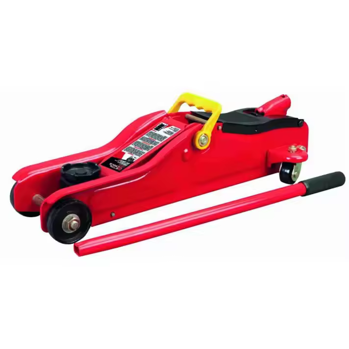 Gato hidráulico de carretilla con capacidad de carga de hasta 2T - Herramienta automotriz para levantar vehículos de forma segura y eficiente. - 1