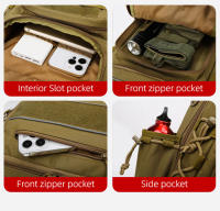Mochila De Camping Y Pesca Para Hombres Mochila De Deportes Al Aire Libre Mochila De Trekk Ing Y Senderismo Bolsa De Mano Para Viajes Con Diseño Multibolsillo Y Correa De Hombro - details 6