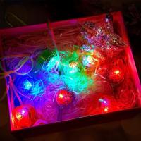10/30pcs Silbato LED Con Luz Que Brilla En La Oscuridad Y Correa Collar De Juguete Para Fiestas Suministros De Brillo - details 5