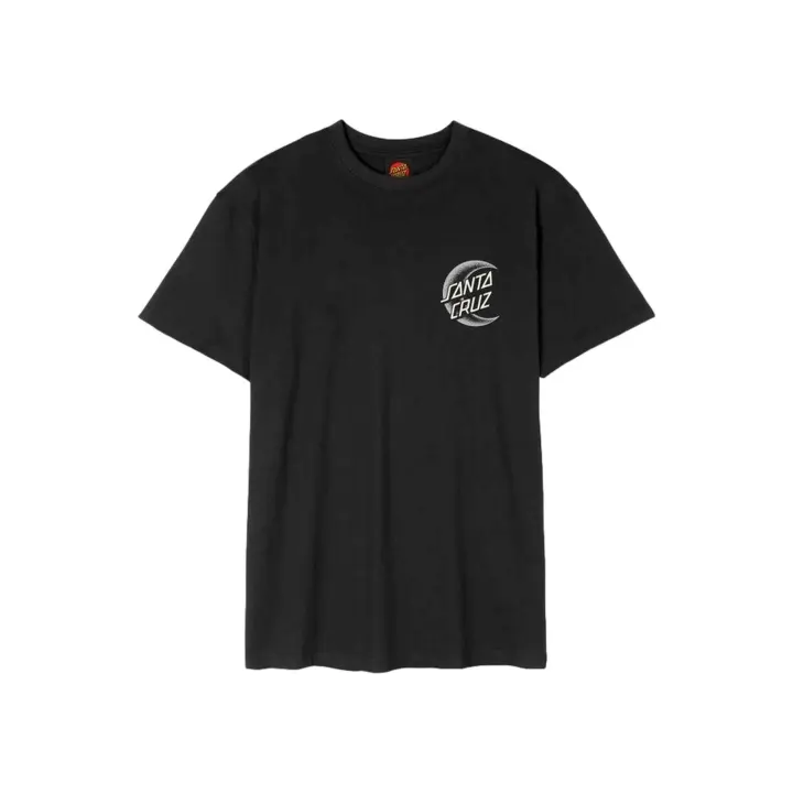 Camiseta Santa Cruz Negra Crescent Moon Chest Tee - 1