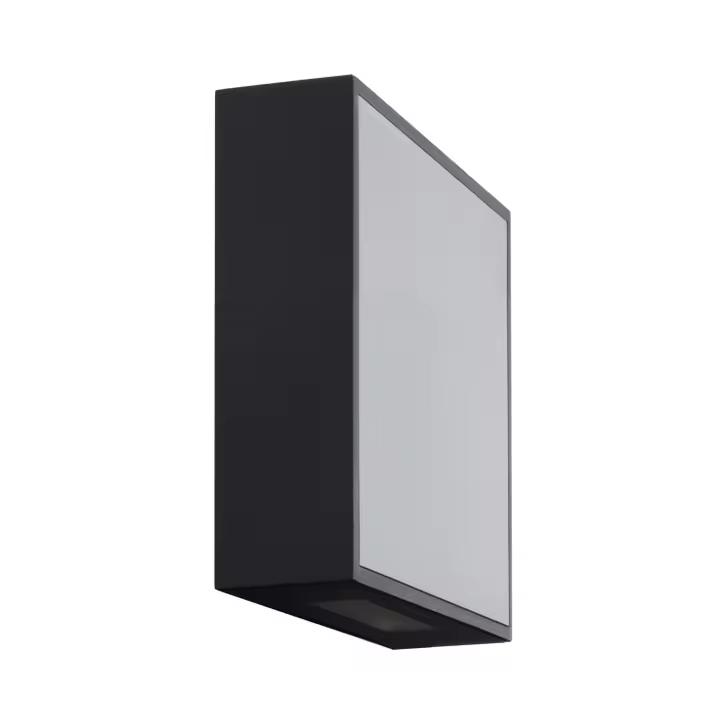 Ledkia Aplique de Pared Exterior LED 6W Aluminio Roma Gris 3000K Blanco Cálido - 1