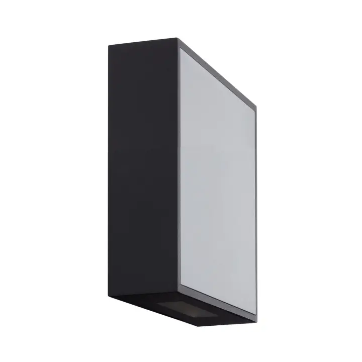 Ledkia Aplique de Pared Exterior LED 6W Aluminio Roma Gris 3000K Blanco Cálido - 1