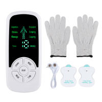 Estimulador Muscular Eléctrico Con Guantes De Terapia Masajeador Cervical Multifuncional Para Relajar Los Músculos De La Espalda Y El Cuello Acupuntura - details 7