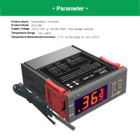 Controlador De Temperatura Digital LED STC1000 Con Sensor NTC Regulador Térmico De Relé Para Calentador Congelador Nevera Envasado Individualmente - details 5