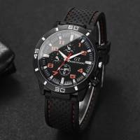 Reloj De Pulsera Deportivo Para Hombre Casual Con Bisel De Silicona Dial Arábigo Cuarzo Sin Caja Reloj Hombre - details 15
