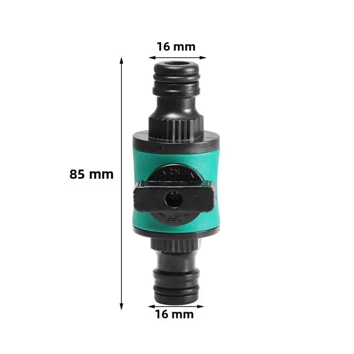 Adaptador De Tubo Para Jardín Con Conector Rápido Y Válvula En Plástico 4 Tipos Para Riego Agrícola Y Regadío De Jardín - 1