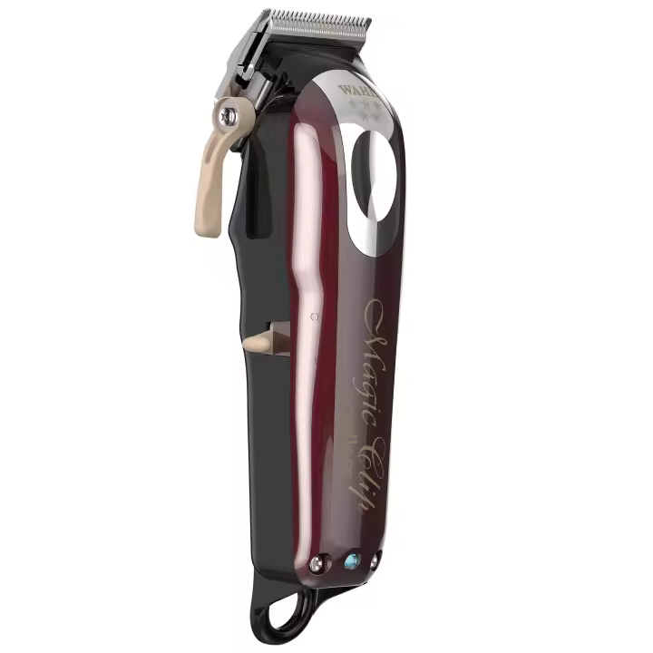 Wahl Cordless Magic Clip - Cortapelos para Difuminar - Máquina de Cortar Pelo para Hombre, Rojo - 1