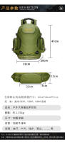 Mochila táctica de gran capacidad para acampar, viajar, de tela Oxford, para exteriores, con camuflaje militar, para montañismo - details 5