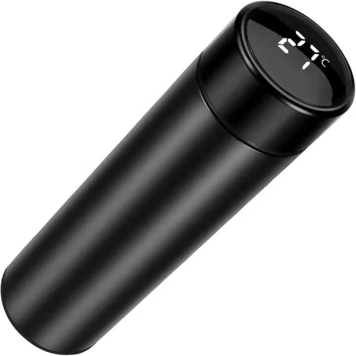 Termo Inteligente 500ML Con Pantalla De Temperatura Acero Inoxidable Vaciado Aislado Para Café Taza De Agua Con Mostrador De Temperatura - 1
