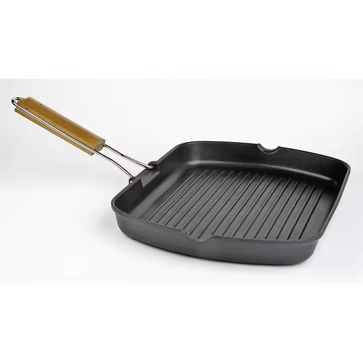VIER Asador Rectangular Aluminio Fundido Antiadherente Full Induction 36*25cm - 1