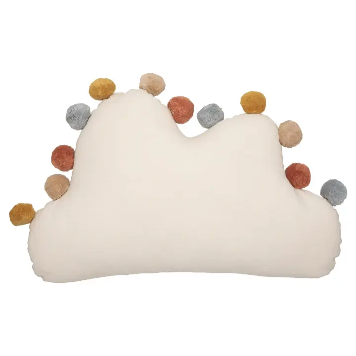 Cojín Nube Multicolor Atmosphera 30x50 Algodón/poliéster Suave y Cómodo - 1