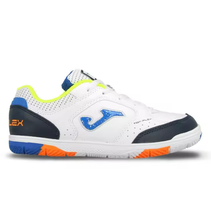 Zapatillas Fútbol Sala Niños Joma Top Flex Jr 2502 Blanco Resistentes-TPJW2502IN Joma - 1