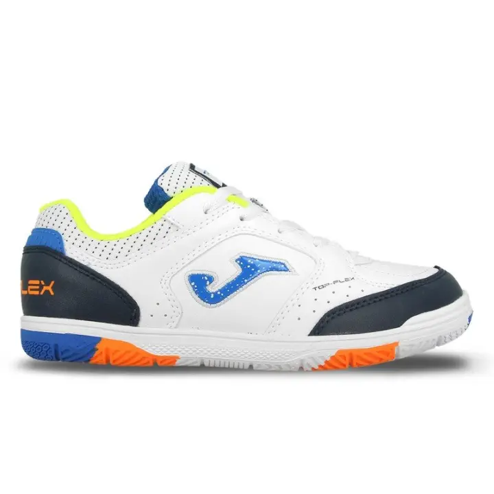 Zapatillas Fútbol Sala Niños Joma Top Flex Jr 2502 Blanco Resistentes-TPJW2502IN Joma - 1