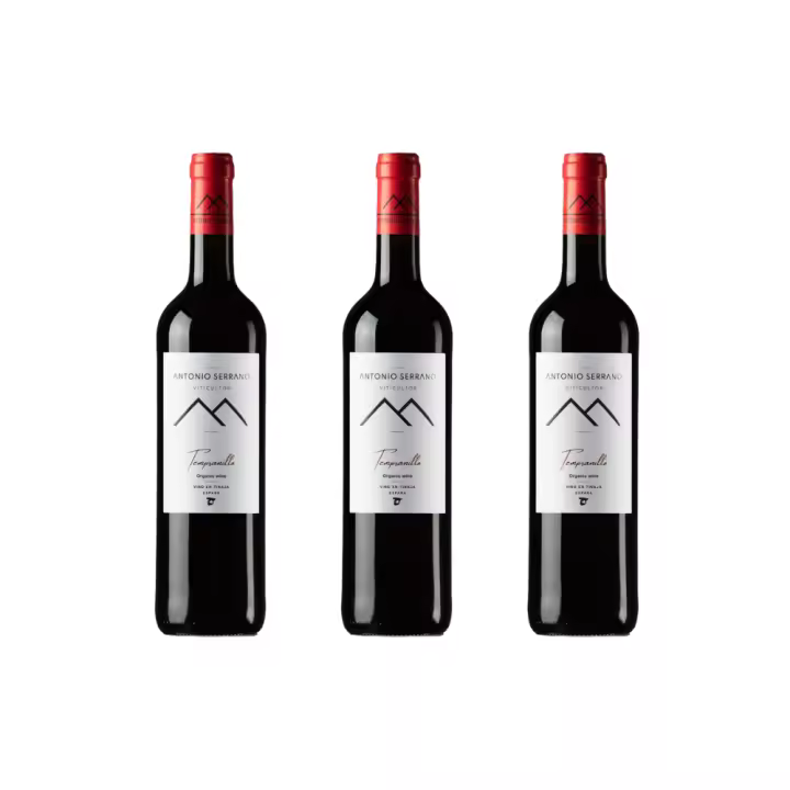 Antonio Serrano Viticultor, Pack de 3 - Vino de Pueblo Tempranillo Joven, Altitud, Tinajas Centenarias. - 1