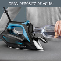 Rowenta Focus Excel, plancha de vapor DW5310 azul metalizado y negro, 2700 W, golpe de vapor de 180 g/minuto - details 4