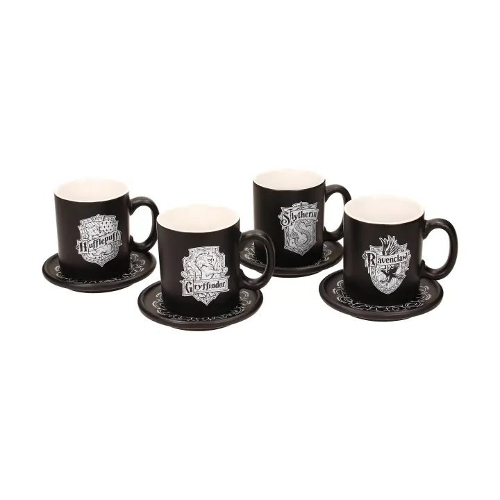 SD TOYS Tazas Set 4 Tazas Emblemas Harry Potter - 1