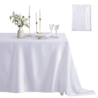 Mantel Rectangular Resistente a Manchas Y Arrugas Suave De Seda Para Comedor En Poliéster 100% Uso Doméstico Y Social - details 4