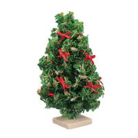 Mini Árbol De Navidad Para Decoración De Casa De Muñecas Modelo De Árbol De Xmas Accesorios De Miniatura Material De Madera - details 1
