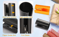 1pc Máquina Portátil Mini Para Cortar Papel Navidad Cuchillo De Corte Para Embalaje De Papel De Envolver Herramienta De Manualidades - details 3
