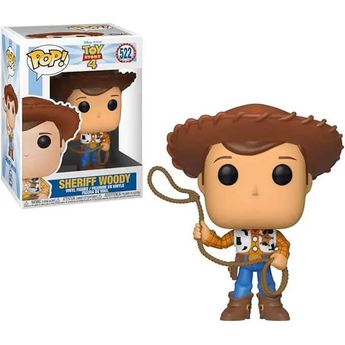 Funko Pop! Vinyl: Disney Pixar: Toy Story 4: Woody - Figura de Vinilo Coleccionable - Idea de Regalo- Mercancia Oficial - Juguetes para Niños y Adultos - Movies Fans - Muñeco para Coleccionistas - MR POPYE - 1