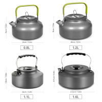 Kettle Portátil De Aluminio Para Exteriores Tetera Para Camping Senderismo Picnic Olla De Café Tejado Interior Resistente Al Desgaste - details 5