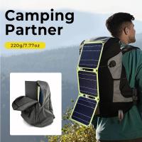 Panel Solar Plegable 21W Portátil Y Fuerte Para Exteriores Carga De Teléfono Móvil Con Interface USB 9V a C Para Baterías De Almacenamiento Pequeñas Y Computadoras Portátiles - details 0