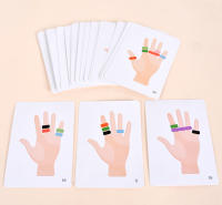 Juguete Educativo Temprano De Entrenamiento Mental Para Niños Anillo De Dedos Con Cuerdas Elásticas Y Campana Juego Interactivo Padre-Madre Y Niños - details 4