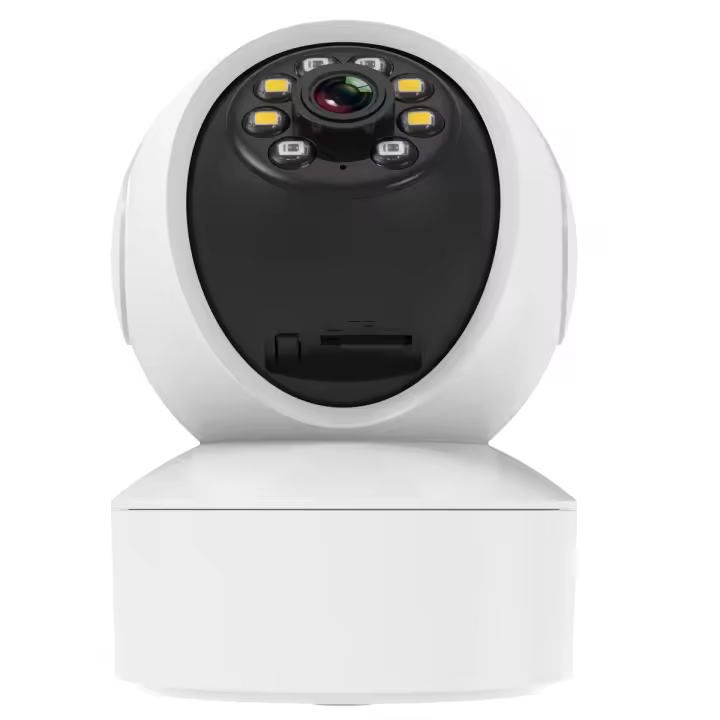Cámara IP de Seguridad DIYTECH DIY-S49Q  interior Wifi , 4MP, visión nocturna en color, ángulo de visión 350°, detección de IA, alarma, bidireccional - 1