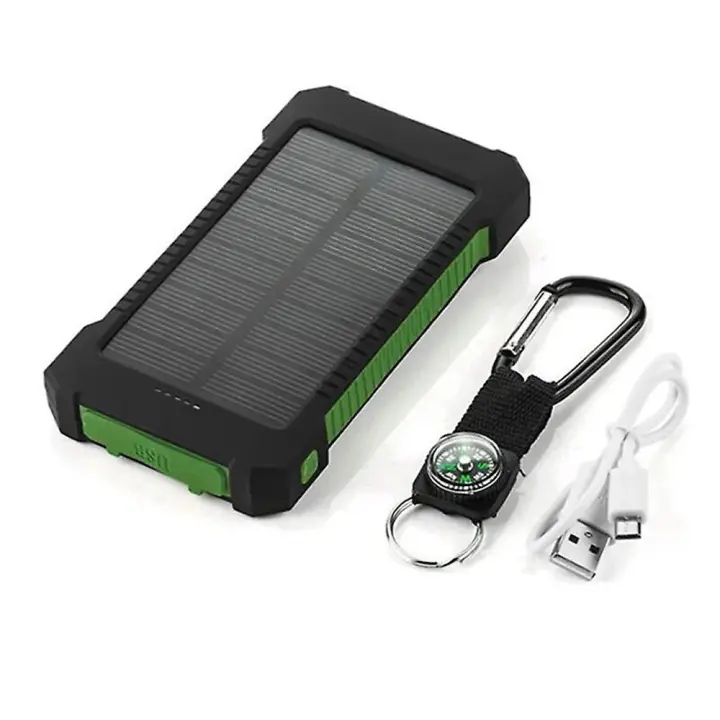 Nueva Energía Solar portátil de 8000mAh para Exterior, Peach Salvaje, Camping, energía de respaldo de Alta capacidad, Carga rápida, Energía Móvil [Kk] - 1