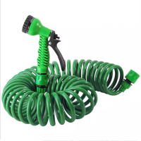 Riega De Jardín Con 8 Boquillas De Patrón Diferente Para Limpieza De Coche Tubo De Agua Plástico Para Riego Del Jardín - details 3
