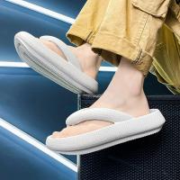 Nuevos Sandalias De Plataforma Gruesa Para Hombre 2024 Moda Verano Zapatillas De Playa Antideslizantes Calzado Casual Para Baño - details 14