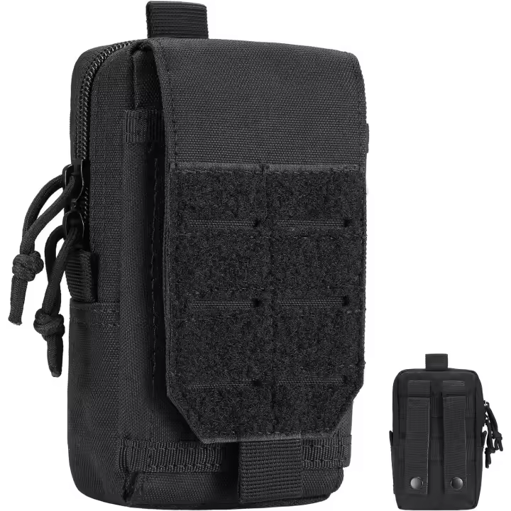 Riñonera with Cremallera, riñonera, Bolsa EDC, riñonera multifunctional para Deportes, senderismo, camping, Viajes, Ciclismo - 1